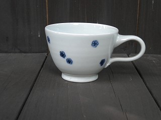 染付小花文 マグカップ